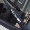 AAAJI1 4 Car Stickers, Window Wiper Decorative Stickers, Laser Waterproof, Suitable for Skoda Octavia Superb Rapid Kodiaya Kroya Fabia