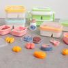 Dollhouse Simulation Mini Lunch Storage Box 1 Set Cartoon Kitchen Tableware for Kids Pretend Play Game Props