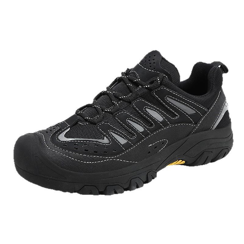 Mens Hiking Shoes Outdoor Trail Running Sneakers Low-Cut Breathable Walking Footwear