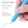 LANGUO 45/9 Colors Erasable Gel Pen 0.6mm Fine Point Erasable Pens Twist Smooth Writing Drawing Painting School Office Supplies