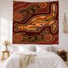 Australian Aboriginal Style Wall Decor Tapestry Art For Pet Memorial Birthdaywedding Party Backdrop Family Gift