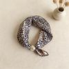 Thin Pearl Necklace with Magnetic Clasp, Lazy-style Silk Scarf, Women's Pendant Scarf, Collarbone Chain