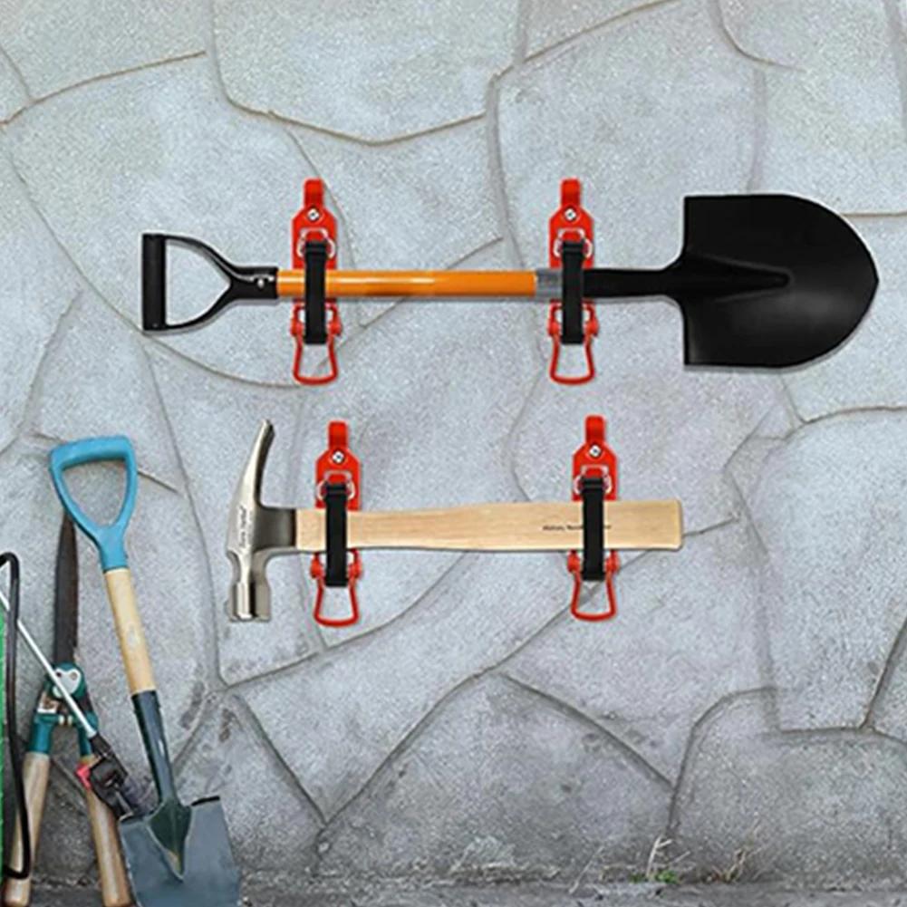 2pcs Wall Mounting Brackets Quick Release Shovel Mount for Roof Rack Shovel Holder Clamp Wall Mount Kit Car Accessories
