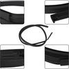 2PCS Black Roof Trim Molding Sealing Strip Left and Right Kit Replacement for Corolla 2009 2010 2011 2012 2013
