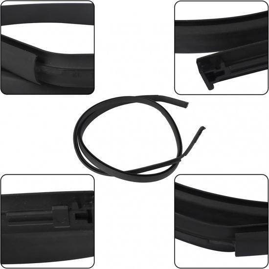 2PCS Black Roof Trim Molding Sealing Strip Left and Right Kit Replacement for Corolla 2009 2010 2011 2012 2013