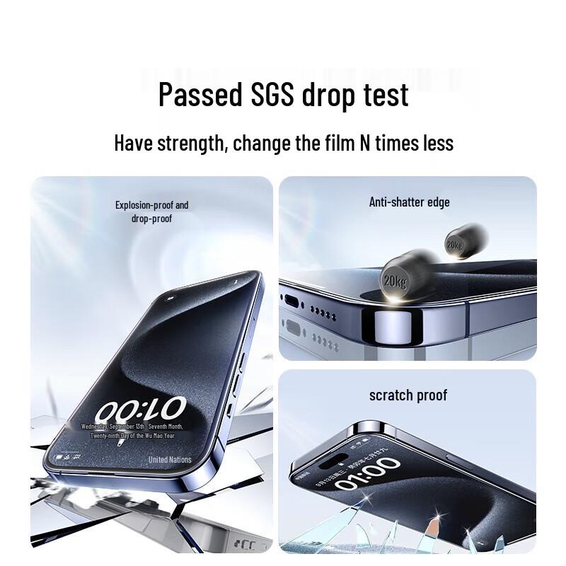 UGREEN iPhone 16 AR Tempered Glass Screen Protector