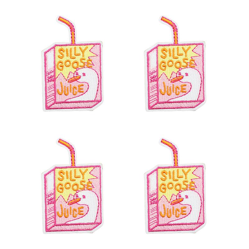 10pcs /Lots Cartoon Animals Embroidered Patches Cute Frog Duck Patch Iron On Patches For Clothing Thermoadhesive Patches Badges