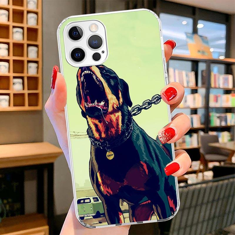 Rottweiler Dog Cover Phone Case For iPhone 16 17 Air 15 14 Pro Max 16E Phone Case 13 Mini 12 11 7 SE 8 Print Pattern Fit Cases 1