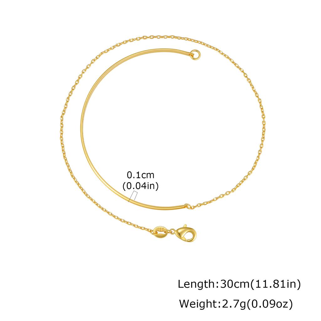 Chic Simple 18K Gold Plated Doule Layer Stainless Steel Bracelet Bangle for Women Non-fading Fashion Elegant Jewelry