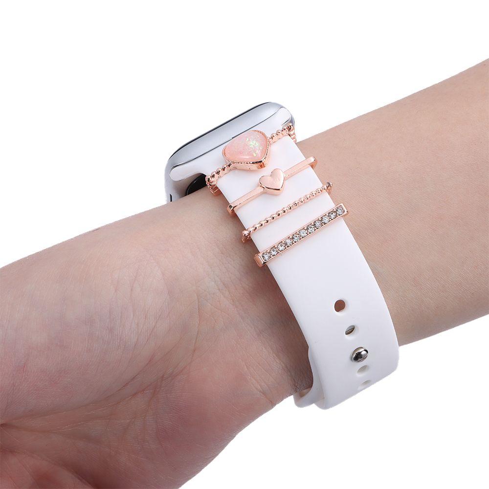 Fashion Bracelet Smart Watch Diamond  Ring Metal Charms Strap Decorative Charms Band Ornament