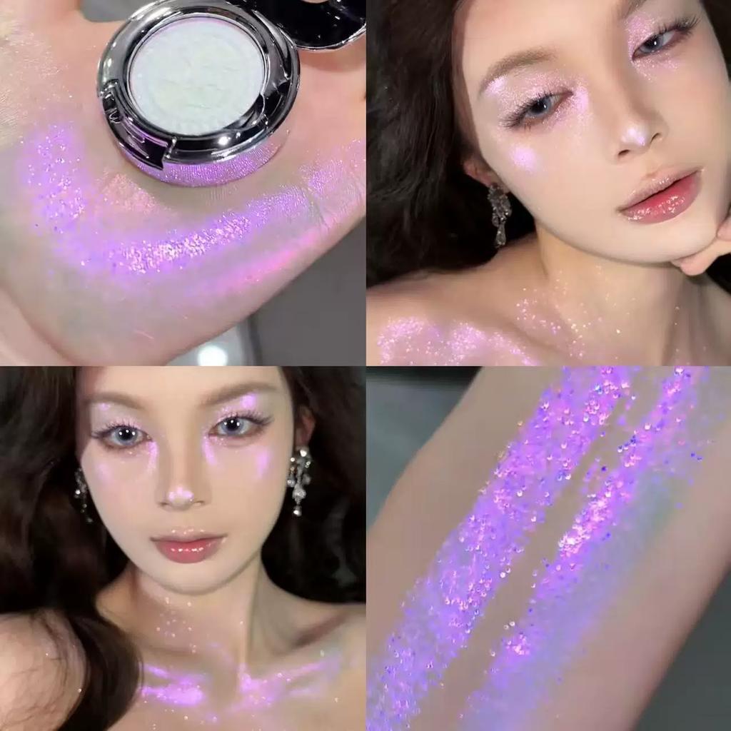 This Is so Dazzling! Xunfit Light-Chasing Series Chameleon Single Color Eyeshadow with Flashing Iridescent Pearlescent Highlight