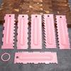 6-Piece Cream Spatula & Comb Set: Food-Grade Plastic Scrapers for Cake Shaping and DIY Baking