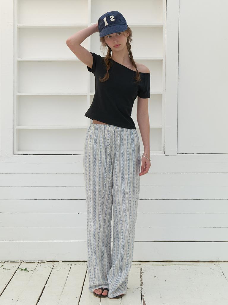 Liel Liv Banding Pants (Blue)