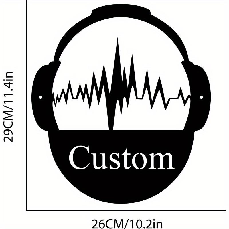 Unique Custom Gamer Name Sign - Personalized Wood & Metal Decor for Nursery & Every Occasion