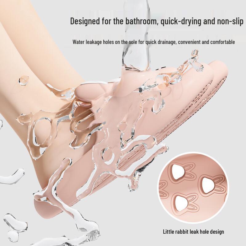 Grace Unisex Cute Rabbit Summer Anti-Odor Slippers
