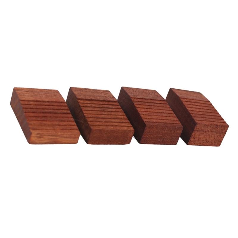 

4Pcs Wood Floating Tremolo Set up Blocks Slider 4 Sizes Guitar Floating Tremolo Trem Wedges Electric Guitar Accessories 1