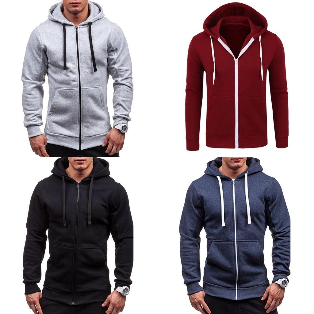 Men's Outwear Winter Hoodies Comfortable Warm Jumper Coat With Soft Material