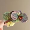 Boho Style Phalaenopsis Hair Claw Clips Beach Vacation Design Large Hair Clips for Women Thick Hair Hold