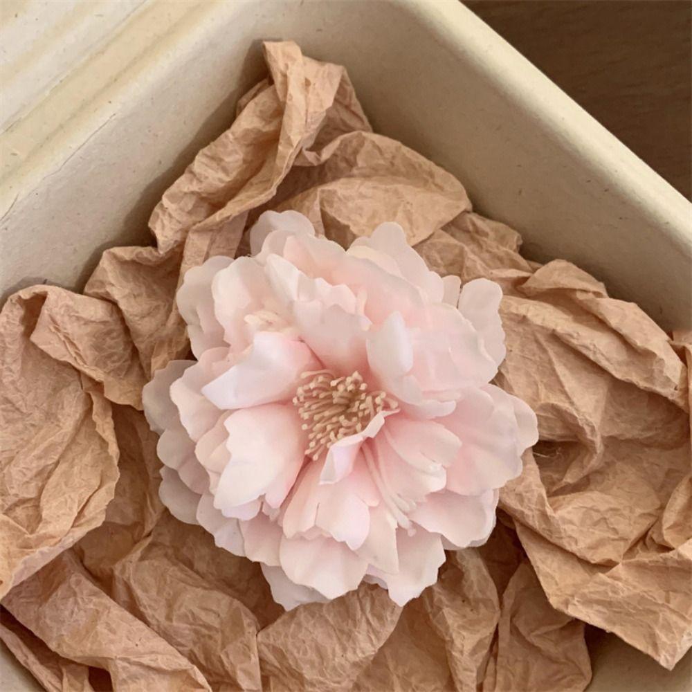 Korean Style Flower Hair Clip Bohemian Style Girl Hair Clip Simple Rose Hairpin Girl