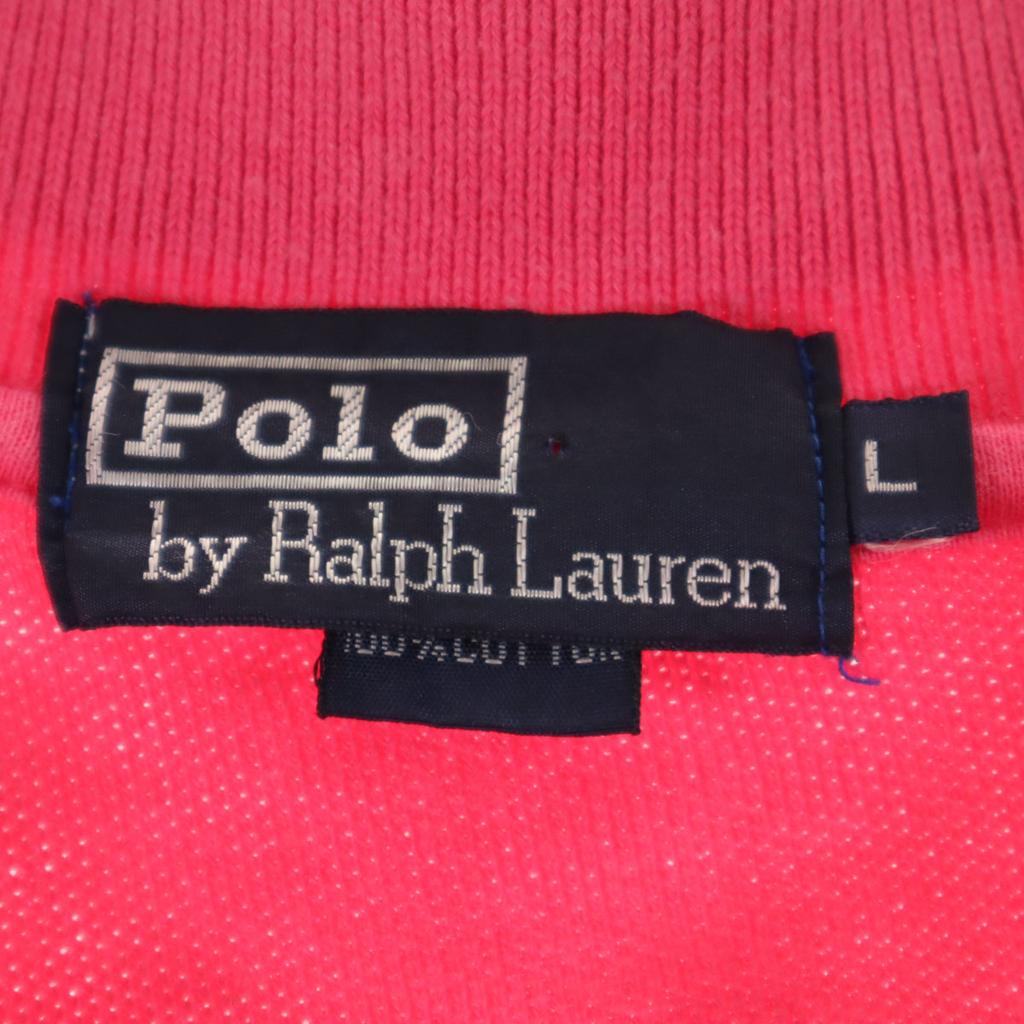 Polo by Ralph Lauren Short Sleeve Polo Shirt L Pink Fawn Men's Used