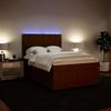 Pink Box Spring Bed with Mattress 140 X 190 Cm Velvet