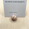 Matte Metall Hijab Schal Magnet Kein Haken Muslimische Frauen Magnetische Hijab Pins Islamische Pinless Sicherheit Kopftuch Broschen Zubehör