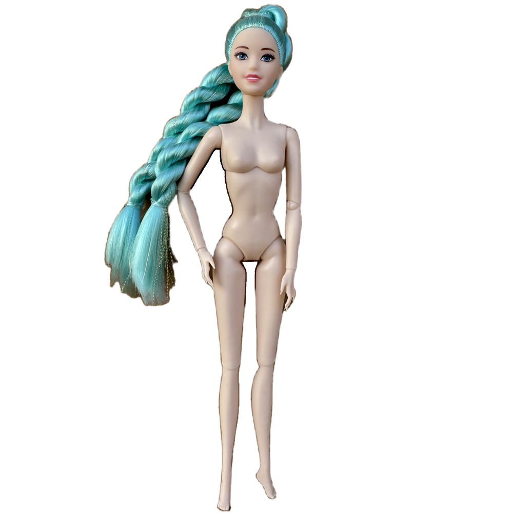 1/6 Super Model Doll Figures Joints Movable Colorful Braid Solid Doll 30cm Fashion Face Mold Boys Girls Birthday Gifts