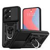 KEYSION Shockproof Armor Case for Xiaomi POCO X8 Pro Max Slide Camera Lens Protection Ring Stand Phone Cover for POCO X8 Pro Max