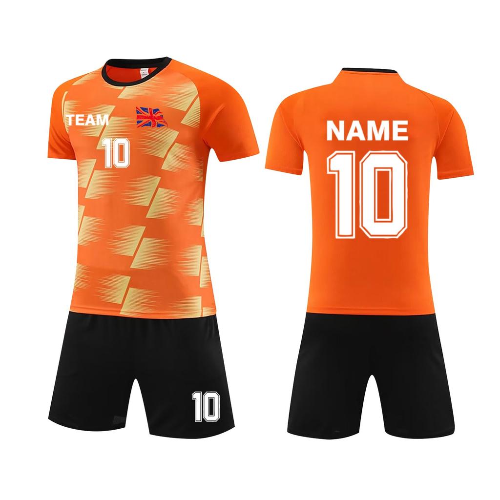 DIY-tilpassede fotballdrakter i to deler for voksne og barn