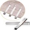 20Pcs Fabric Sewing Clips Metal Hemming Clip with 3Inch Measuring Scale for Hemming Quilting Sewing Craft Project