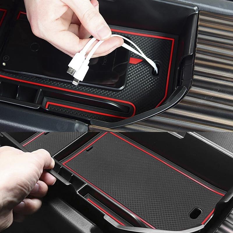 Car Armrest Storage Box Center Console Glove Tray Organizer Accessories For Toyota Camry 70 XV70 2018 2019 2020 2025 2025 2025