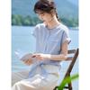 XWI Women's Lyocell Breathable Bohemian Summer Shirt