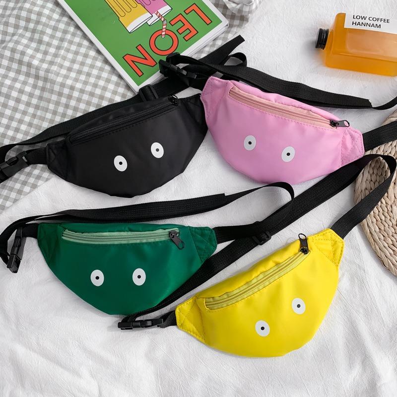 Lustige Kleine Augen Nylon Brust Mode Niedlich Cooles Mädchen Bauchtasche