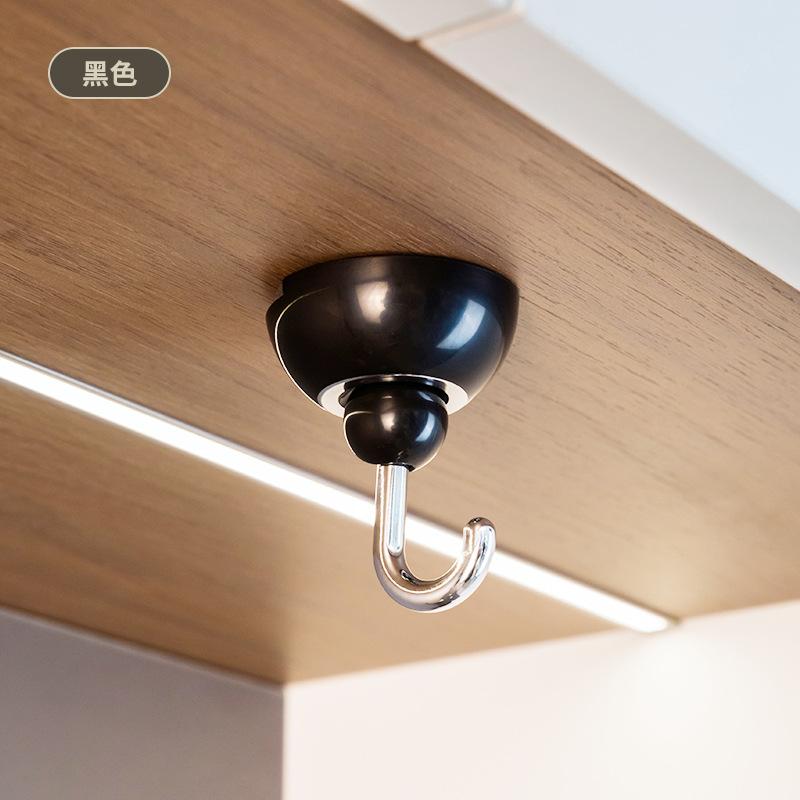 360 Degree Universal Rotating Adhesive Hook Multifunctional Non-Marking Punch-Free Hanging Storage Hook Coats Clothes