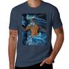 Hula in Blue TShirt Utility Work Short Sleeve Top TShirt