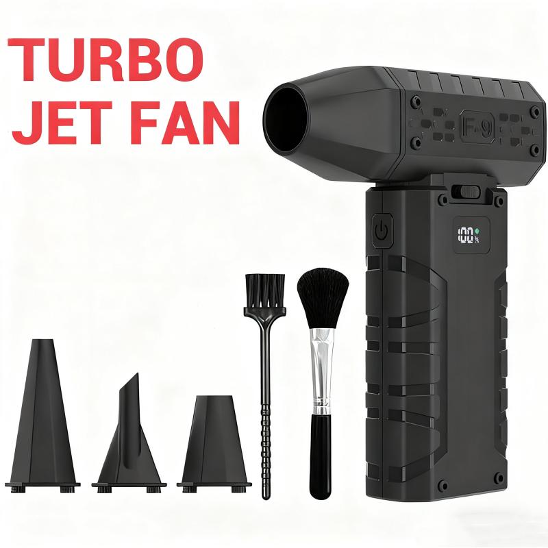 

160000 RPM 6000mAh Powerful air Blower Mini Turbo Jet Fan Rechargeable 52m/s Turbo Violent Fan air pressure for cleaning Air gun