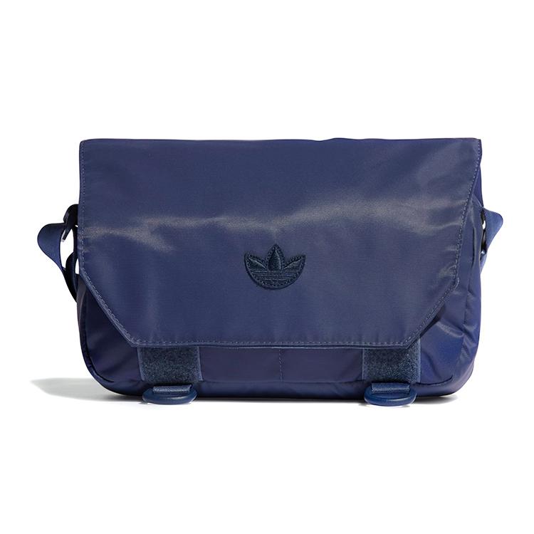 New Adidas Originals Recycled Nylon Shoulder Bag, Crossbody Bag Unisex Marine Blue HD9642