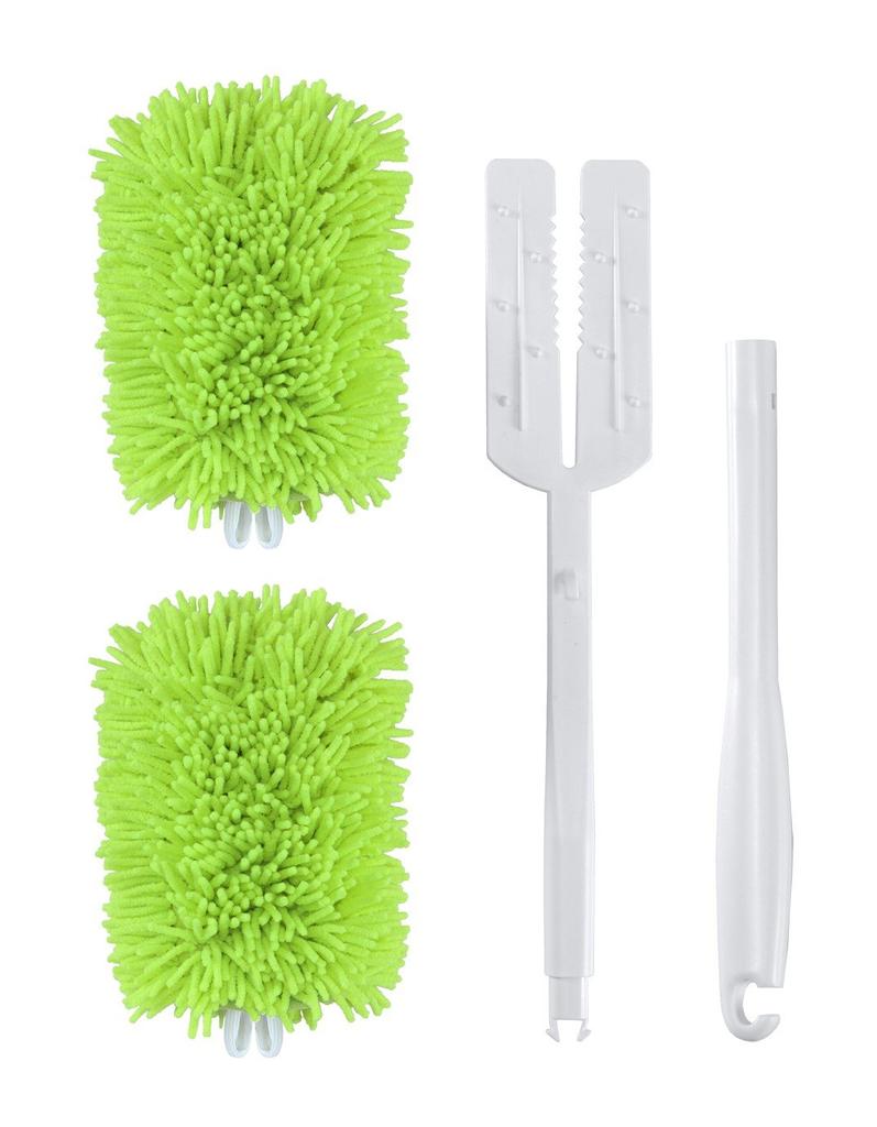 Sanko Sanko Mop Toilet Dust Dirt Toilet Floor Wiping Mop with Spare Green BR-77