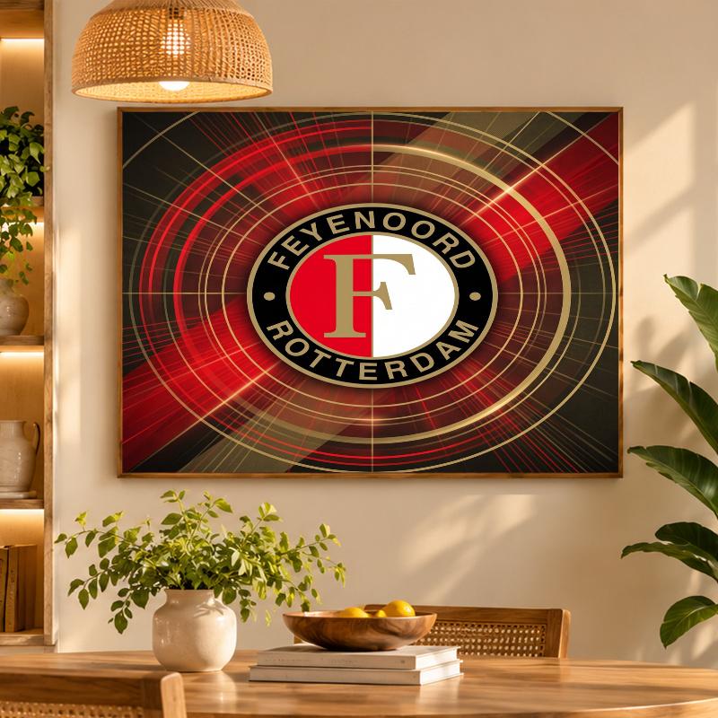 5D Diamond Painting Feyenoord DIY Full Drill Diamond Art Kit Home Decoration