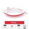 Imitation Porcelain Melamine Dipping and Snack Dish for Restaurants
