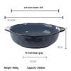 Large Nordic Ceramic Soup Bowl with Double Handles