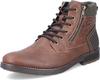 Ботинки Rieker F4520 на шнуровке коричневые