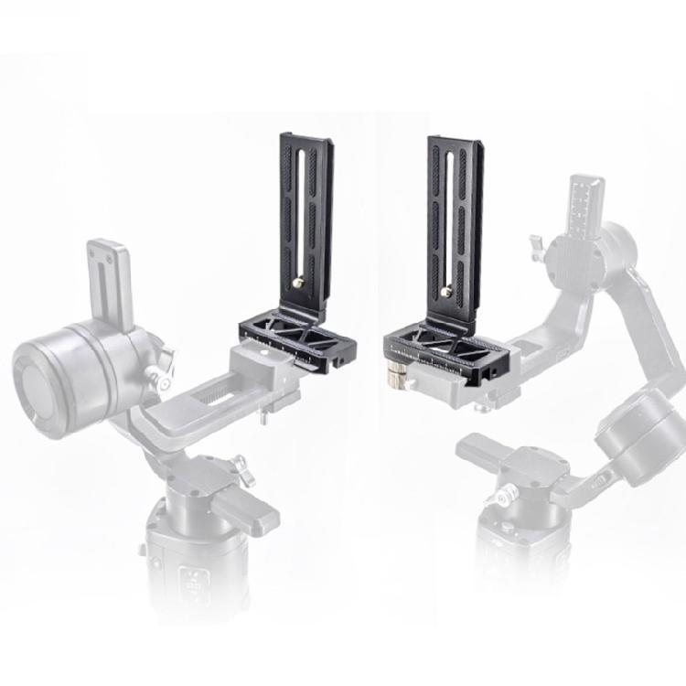 Aluminum L Bracket Precise Scales For RSC2 Vertical Photography and Balance on Gimbals Stabilizer and Camera Gear