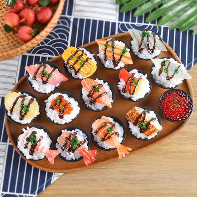Japanese Eel Sushi Rice Bowl Food Model Display Ornament