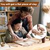 B97A-10 Pcs Pottery Tool Clay Tools Set, Rolling Mud Stick Guide, 5 Size Mudboard Wooden Strips