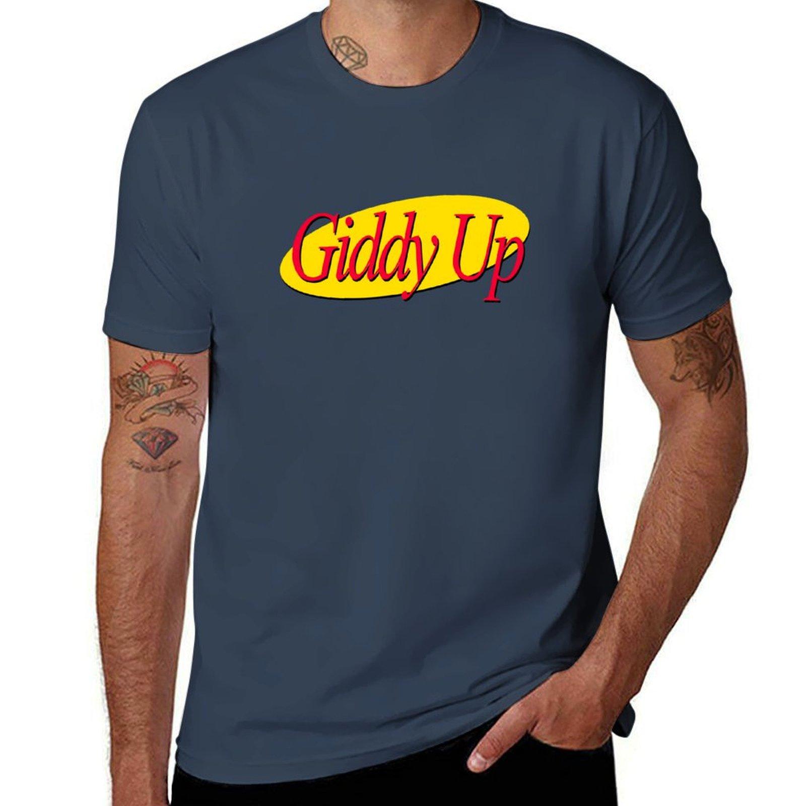Giddy Up Tshirt Casual All Match Short Sleeve Tshirt S