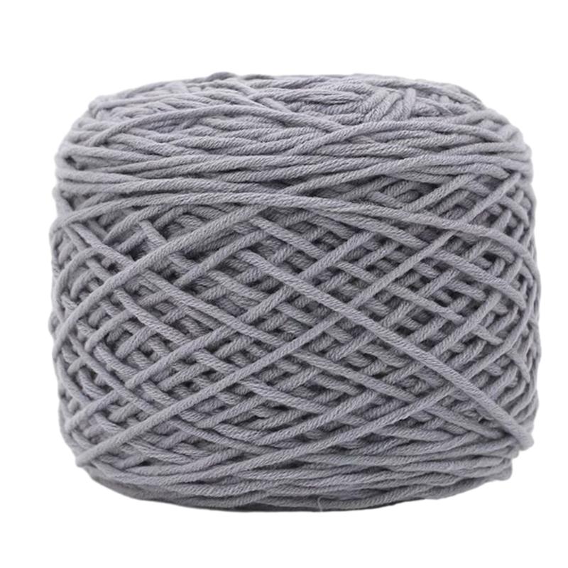 200M Solid Tufting Yarn 8 Strands Yarn For Rug Cotton Yarn For Tufting Guns Multi Color Cotton Knitting Yarn