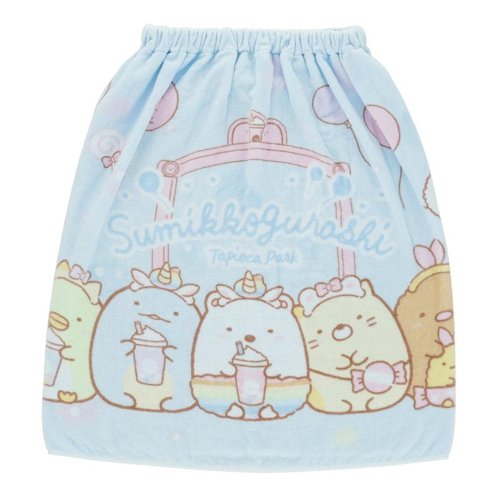 Marushin 60cm Wrap Sumikko Character Pool UV 6575029400 Towel, Gurashi, Kids' Towel, Swimming, Protection,