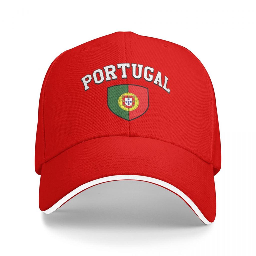 Bandiera Sostenitori Portogallo Stemma Cappellini da Baseball Personalizzati Per Donna Personalizzato FeUnisex Cappelli da Spiaggia per Papà Cappellino Snapback