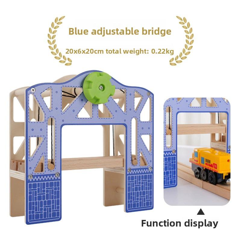 All Kinds Wooden Bridge Wooden Train Track Accessories Suspension Bridge fit for Brand Wooden Railway Tracks Toys for Children